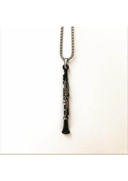 Klarnet Kolye Paslanmaz Çelik