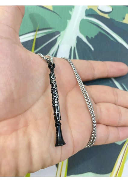 Klarnet Kolye Paslanmaz Çelik modelleri