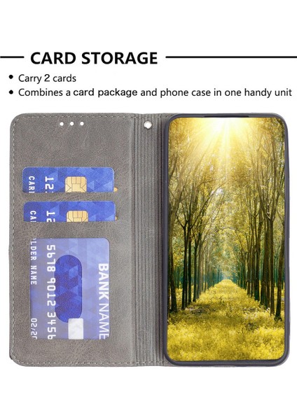 Samsung Galaxy A54 5g Bf Baskı Desen Serisi-1 Geometrik Baskı Deri Kılıfı Manyetik Kapak Kart Tutucu Standı (Yurt Dışından) fırsatları