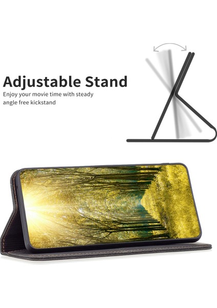 Binfen Renk Bf Deri Serisi-5 Samsung Galaxy A54 5g Style-08 Rfıd Blowantıon Mantıcety Auto Kapalı Dolu Kapalı Pu Deri Kılıf Telefon Kapağı Cüzdan Standı ile (Yurt Dışından) fiyatları