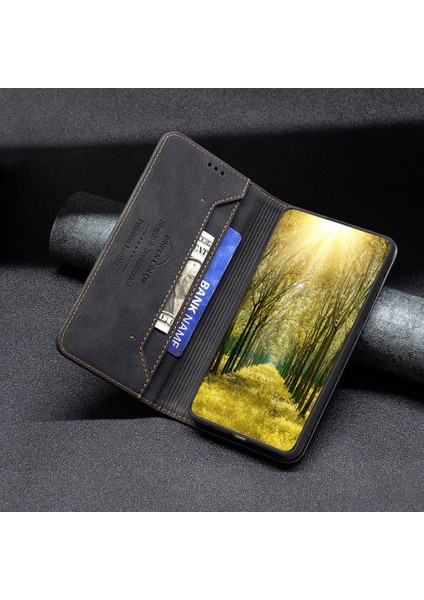 Binfen Renk Bf Deri Serisi-5 Samsung Galaxy A54 5g Style-08 Rfıd Blowantıon Mantıcety Auto Kapalı Dolu Kapalı Pu Deri Kılıf Telefon Kapağı Cüzdan Standı ile (Yurt Dışından) indirimleri