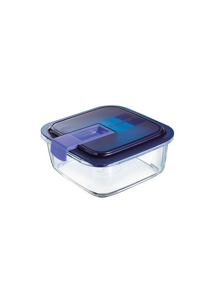 Luminarc Temp Easy Box Kare Mavi Kapak 760 Ccc