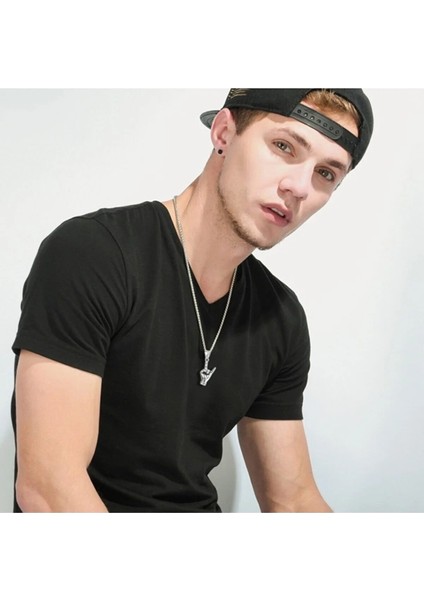 Rock N Roll Işareti Paslanmaz Çelik Kolye modelleri