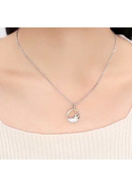 Little Prince Küçük Prens ve Tilki Best Friends Dostluk Sembolü Çift Kolye fırsatları