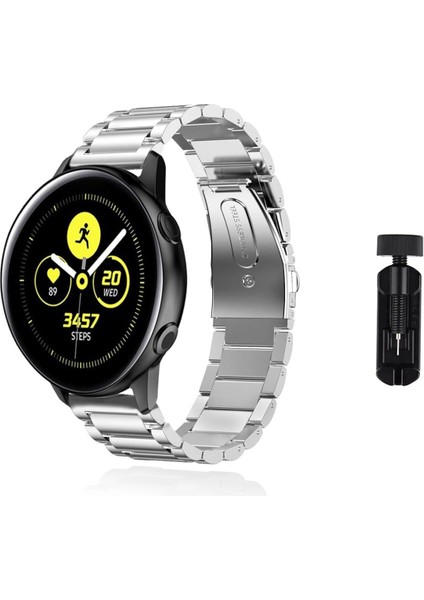 Galaxy Watch Active 2 44MM Uyumlu Kordon Kordon Metal Kordon Ayarlama Aparatlı