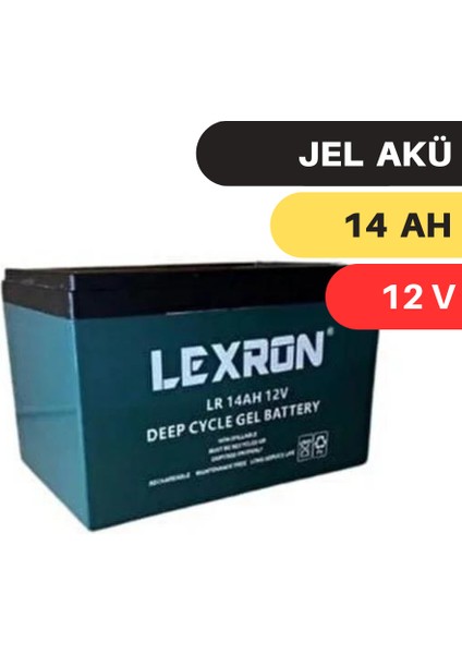 14AH-12V Jel Akü