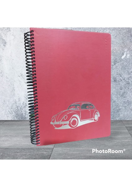 VOSVOS-17X24 Sert Kapak Kareli 100 Yaprak Defter
