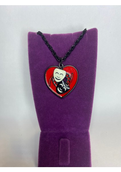 Sevgili Kalp Tiyatro Simgesi Kolye