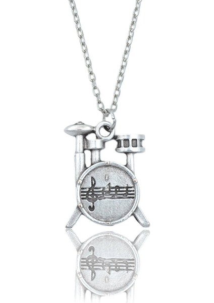 Bateri Kolye 925 Ayar Gümüş Kaplama