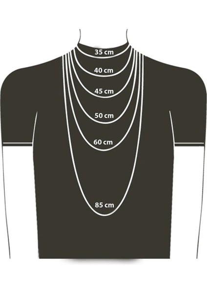 Bas Gitar Erkek Kadın Kolye Antik Gümüş Kaplama 60 cm Düz Zincir fiyatları