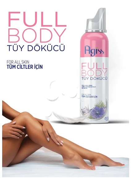 s Full Body Tüy Dökücü Köpük Sprey 155 ml