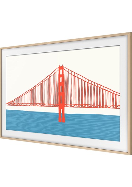 VG-SCFA65BEBRU, 65 Inç, Kişiselleştirilebilir Çerçeve, Bej