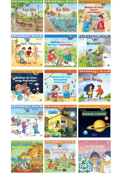 Eğlenceli Bilim Dizisi 14 Kitap Seti - Çan Kışla Tanışıyor Hediyeli