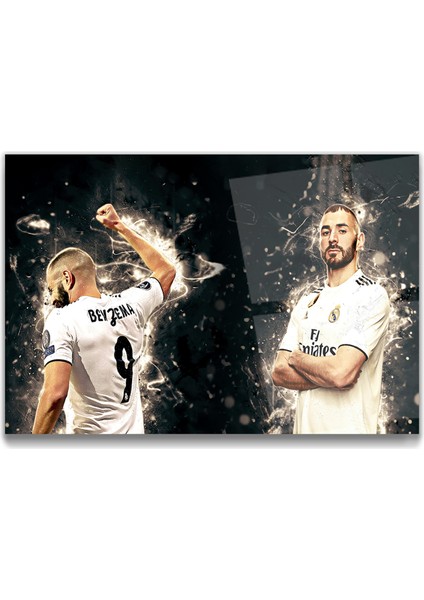 Karim Benzema Cam Tablo fiyatları
