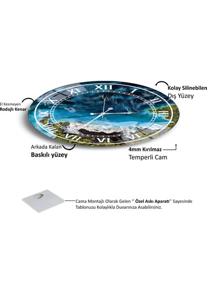 Deniz Cam Saat - 60 cm fırsatları