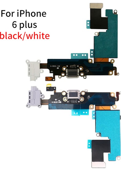 Iphone 6 Plus Full Şarj Kulaklık Soketi (Beyaz)
