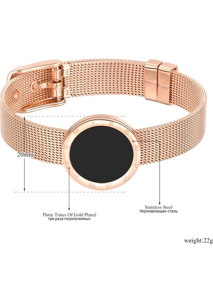 Titanyum Paslanmaz Çelik Bileklik " Çelik Hasır " modelleri