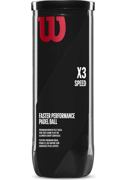 X3 Speed 3lü Padel Topu