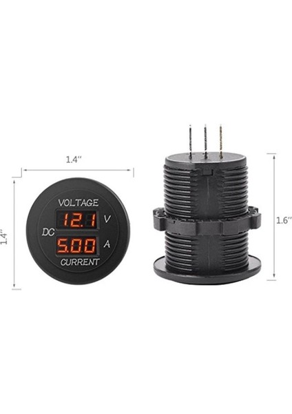 Marine Voltmetre Ampermetre Soketi 5-40 V Için modelleri