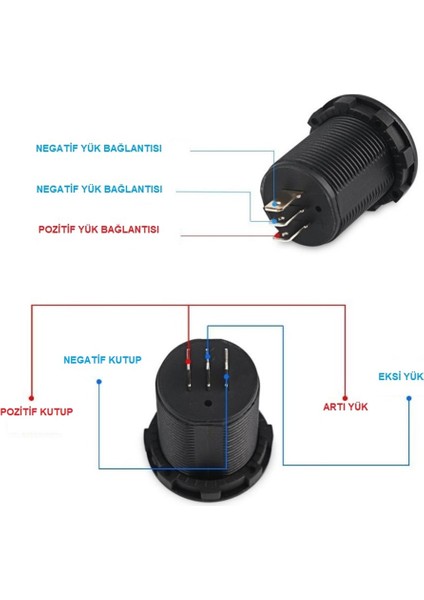 Marine Voltmetre Ampermetre Soketi 5-40 V Için fırsatları