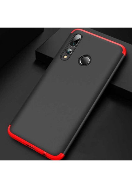 Huawei Y9 Prime 2019 Kılıf 360 Tam Koruma Ön ve Arka Sert Mika Kapak Orjinal Ays Gkk Kapak