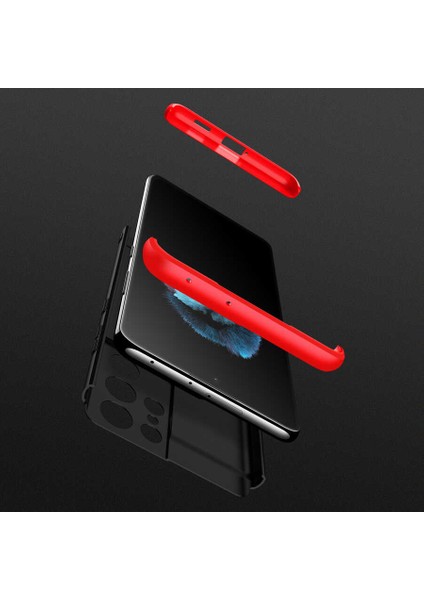 Samsung Galaxy S21 Ultra Kılıf 360 Tam Koruma Ön ve Arka Sert Mika Kapak Orjinal Ays Gkk Kapak modelleri