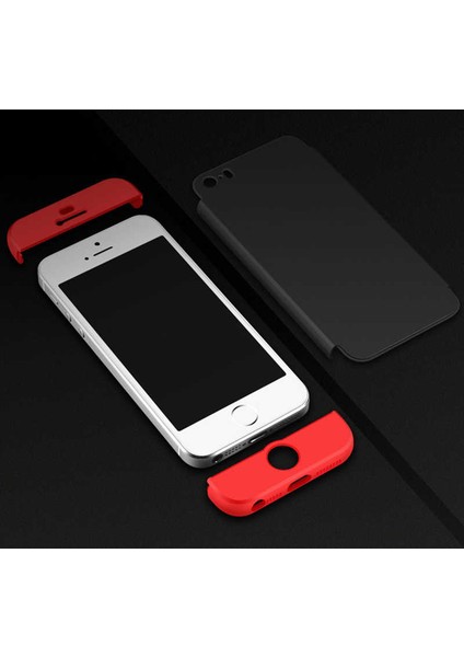 Xiaomi Mi 5x Kılıf 360 Tam Koruma Ön ve Arka Sert Mika Kapak Orjinal Ays Gkk Kapak
