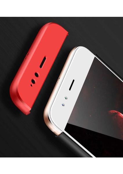 Xiaomi Mi 5x Kılıf 360 Tam Koruma Ön ve Arka Sert Mika Kapak Orjinal Ays Gkk Kapak