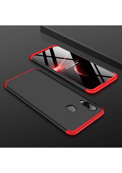 Samsung Galaxy A20 Kılıf 360 Tam Koruma Ön ve Arka Sert Mika Kapak Orjinal Ays Gkk Kapak
