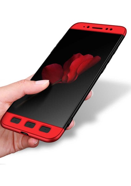 Xiaomi Redmi Y1 Lite Kılıf 360 Tam Koruma Ön ve Arka Sert Mika Kapak Orjinal Ays Gkk Kapak