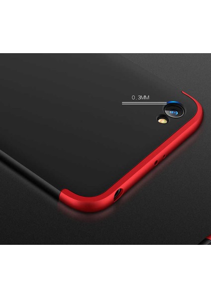 Xiaomi Redmi Y1 Lite Kılıf 360 Tam Koruma Ön ve Arka Sert Mika Kapak Orjinal Ays Gkk Kapak