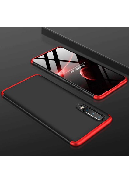 Huawei P30 Kılıf 360 Tam Koruma Ön ve Arka Sert Mika Kapak Orjinal Ays Gkk Kapak