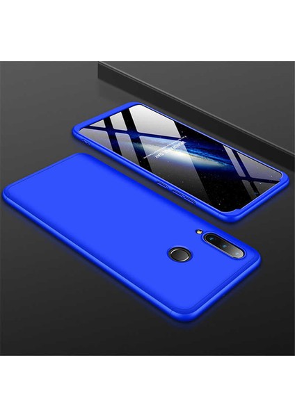 Huawei P30 Lite Kılıf 360 Tam Koruma Ön ve Arka Sert Mika Kapak Orjinal Ays Gkk Kapak