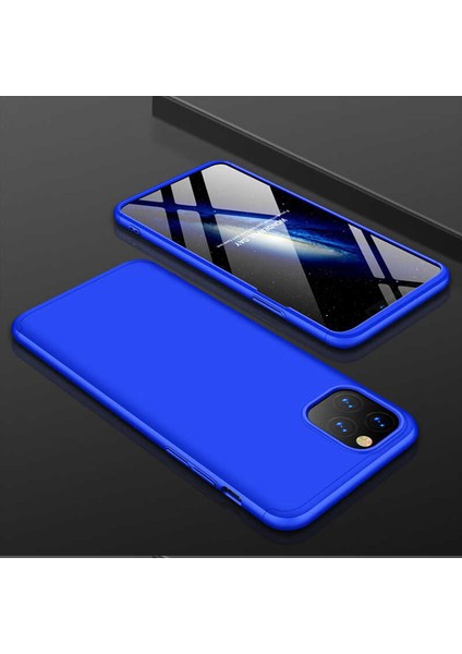 Apple iPhone 11 Pro Kılıf 360 Tam Koruma Ön ve Arka Sert Mika Kapak Orjinal Ays Gkk Kapak