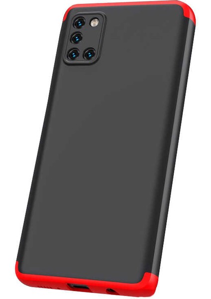 Samsung Galaxy A31 Kılıf 360 Tam Koruma Ön ve Arka Sert Mika Kapak Orjinal Ays Gkk Kapak