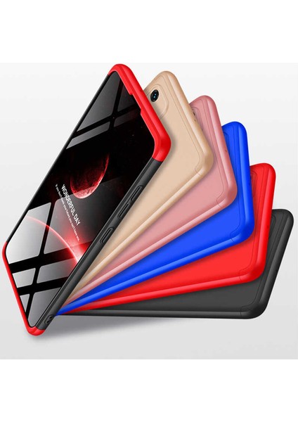 Samsung Galaxy A31 Kılıf 360 Tam Koruma Ön ve Arka Sert Mika Kapak Orjinal Ays Gkk Kapak