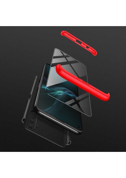 Realme 6 Pro Kılıf 360 Tam Koruma Ön ve Arka Sert Mika Kapak Orjinal Ays Gkk Kapak