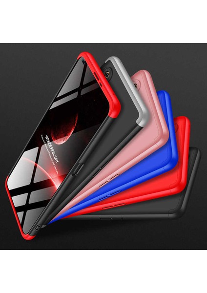Realme 6 Pro Kılıf 360 Tam Koruma Ön ve Arka Sert Mika Kapak Orjinal Ays Gkk Kapak