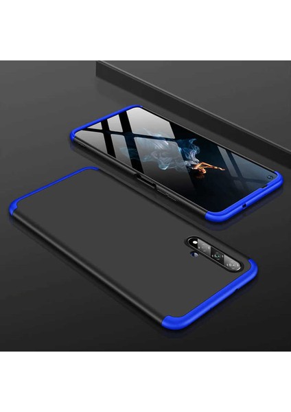 Huawei Nova 5t Kılıf 360 Tam Koruma Ön ve Arka Sert Mika Kapak Orjinal Ays Gkk Kapak