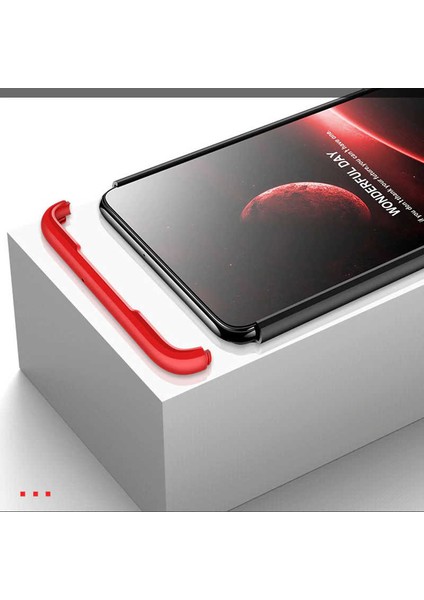 Huawei P30 Kılıf 360 Tam Koruma Ön ve Arka Sert Mika Kapak Orjinal Ays Gkk Kapak