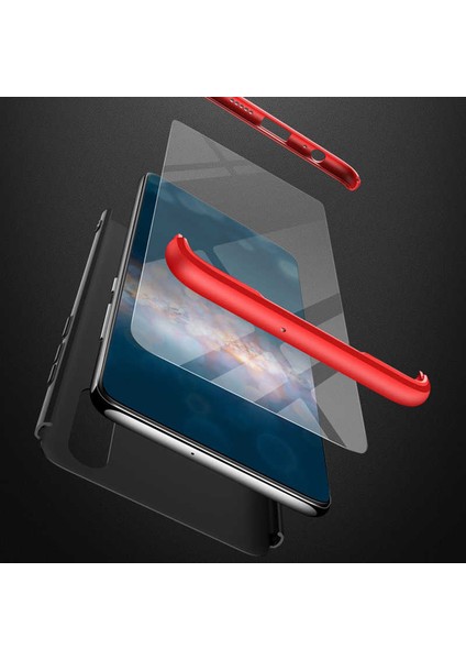 Huawei P30 Kılıf 360 Tam Koruma Ön ve Arka Sert Mika Kapak Orjinal Ays Gkk Kapak