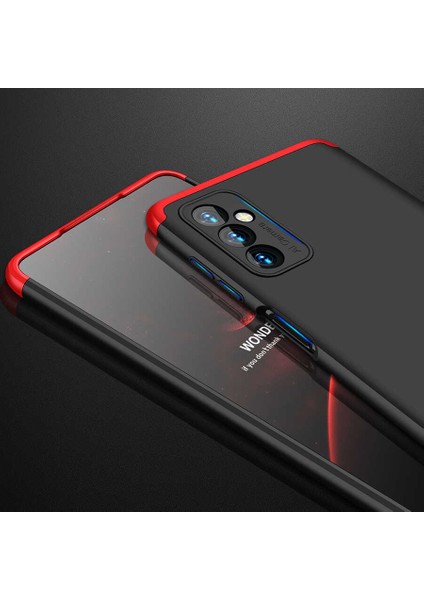 Samsung Galaxy M52 Kılıf 360 Tam Koruma Ön ve Arka Sert Mika Kapak Orjinal Ays Gkk Kapak