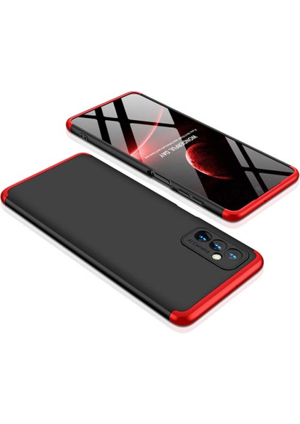 Samsung Galaxy M52 Kılıf 360 Tam Koruma Ön ve Arka Sert Mika Kapak Orjinal Ays Gkk Kapak