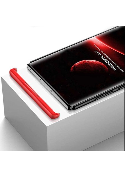 Samsung Galaxy Note 10 Plus Kılıf 360 Tam Koruma Ön ve Arka Sert Mika Kapak Orjinal Ays Gkk Kapak