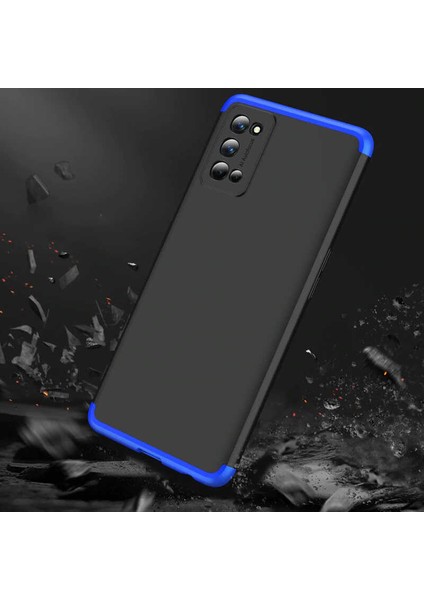 Realme 7 Pro Kılıf 360 Tam Koruma Ön ve Arka Sert Mika Kapak Orjinal Ays Gkk Kapak