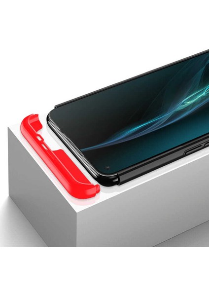 Oppo A92 Kılıf 360 Tam Koruma Ön ve Arka Sert Mika Kapak Orjinal Ays Gkk Kapak