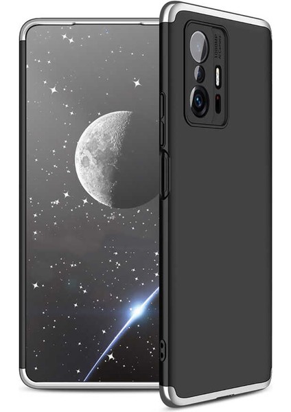 Xiaomi Mi 11T Pro 5g Kılıf 360 Tam Koruma Ön ve Arka Sert Mika Kapak Orjinal Ays Gkk Kapak