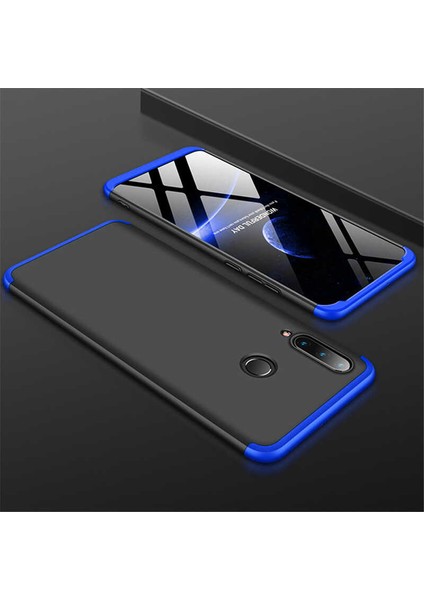 Huawei P30 Lite Kılıf 360 Tam Koruma Ön ve Arka Sert Mika Kapak Orjinal Ays Gkk Kapak