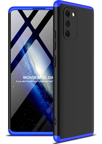 Samsung Galaxy A91 (S10 Lite) Kılıf 360 Tam Koruma Ön ve Arka Sert Mika Kapak Orjinal Ays Gkk Kapak