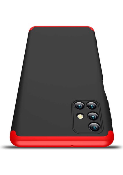 Samsung Galaxy M31S Kılıf 360 Tam Koruma Ön ve Arka Sert Mika Kapak Orjinal Ays Gkk Kapak